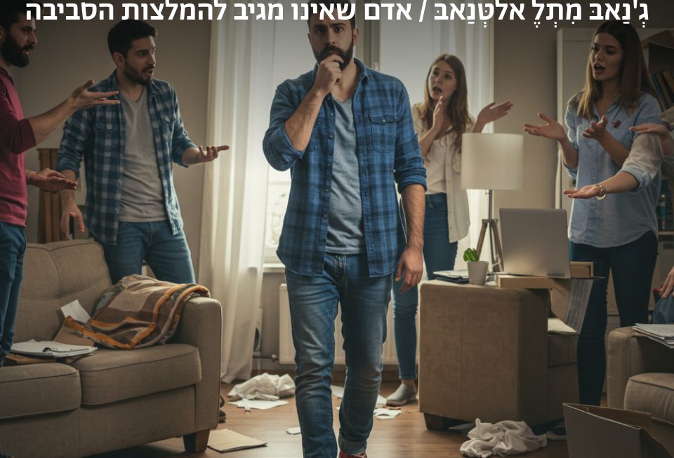 אדם שאינו מגיב להמלצות הסביבה