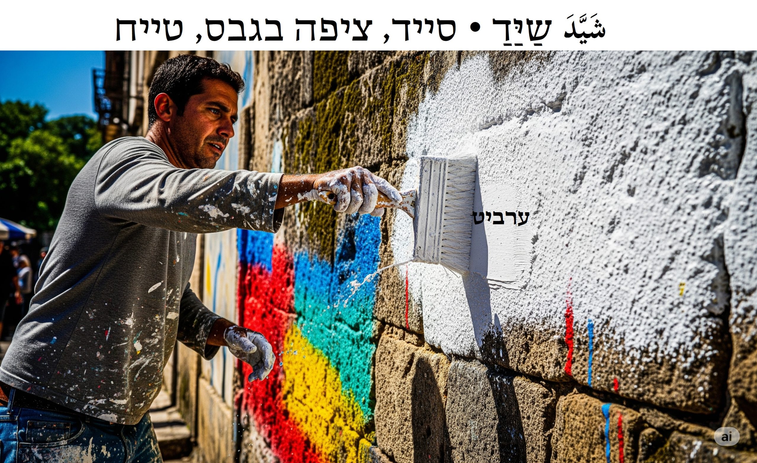 סייד, ציפה בגבס, טייח - ערביט