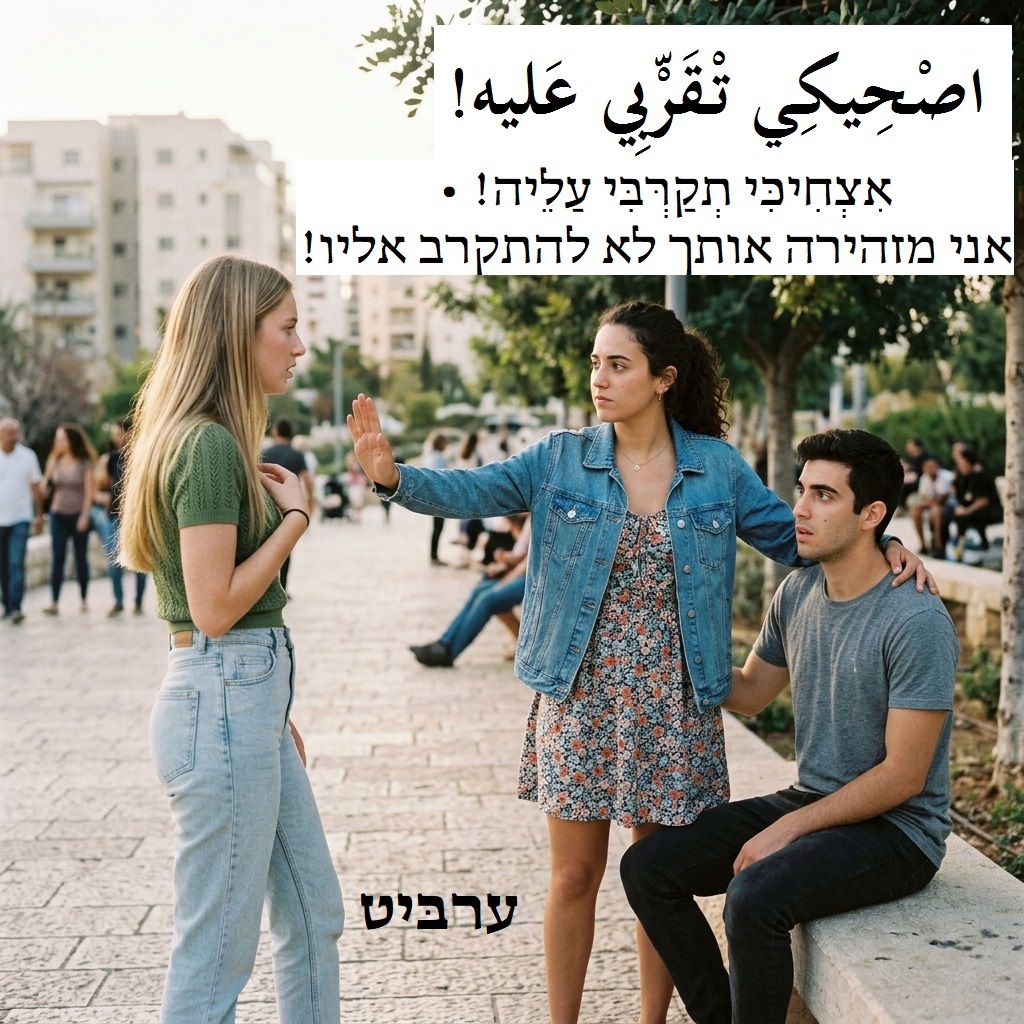 אני מזהירה אותך לא להתקרב אליו
